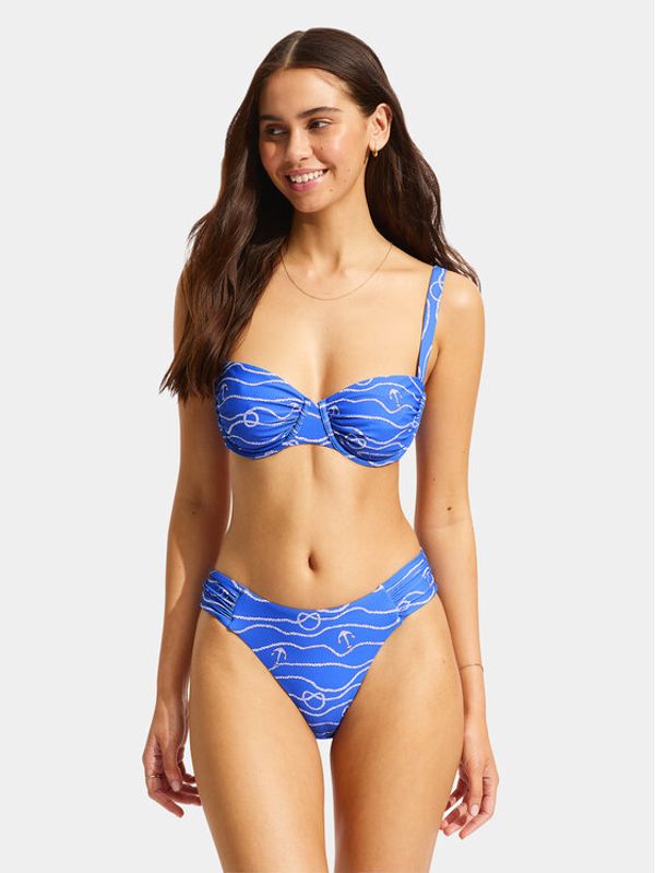 Seafolly Seafolly Gornji del bikini Set Sail 31470 Modra