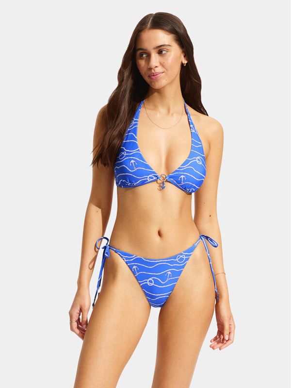 Seafolly Seafolly Gornji del bikini Set Sail 31503 Modra