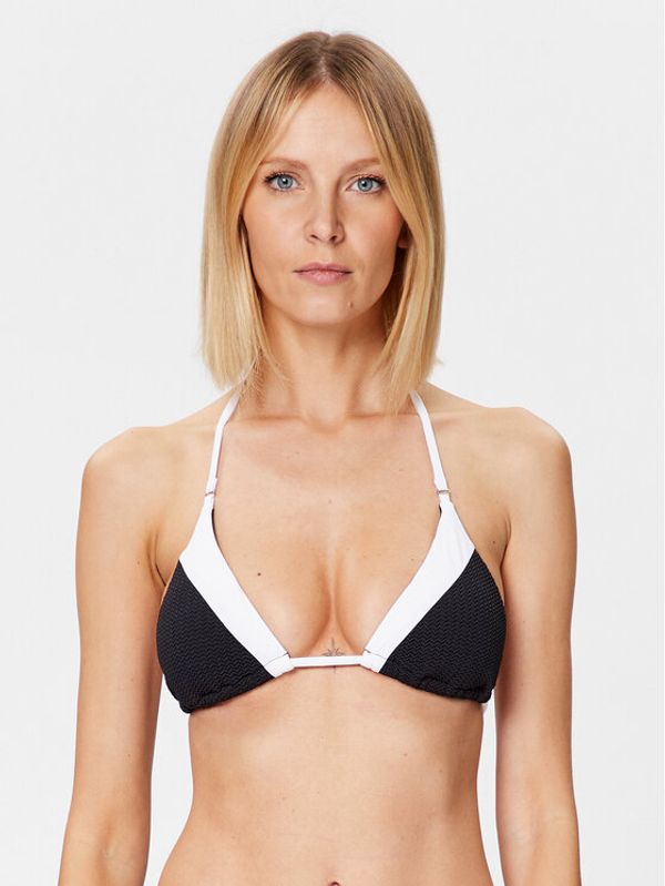 Seafolly Seafolly Gornji del bikini Slice Of Splice 31424-990 Črna