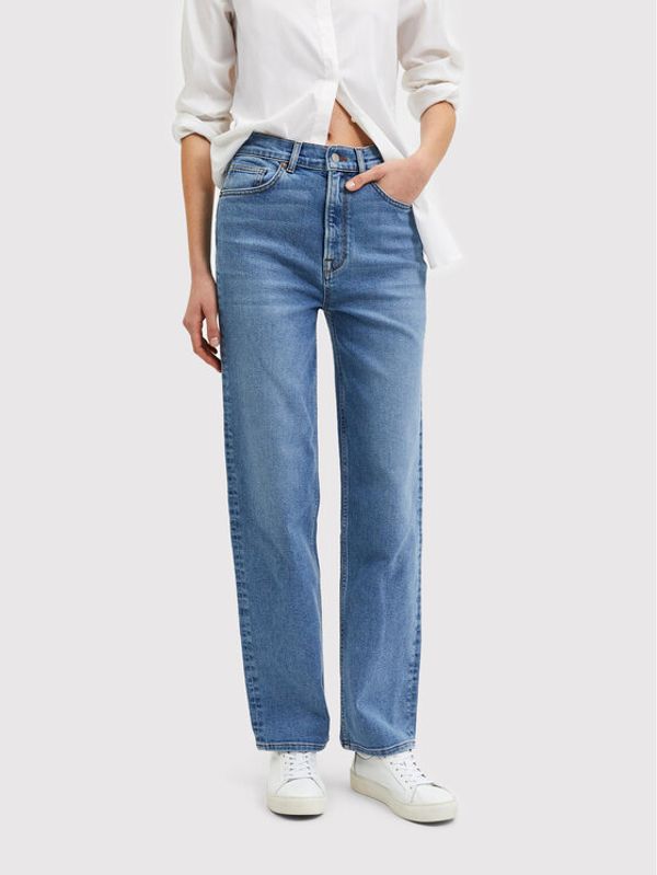 Selected Femme Selected Femme Jeans hlače Marie 16084143 Modra Straight Fit
