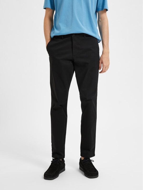 Selected Homme Selected Homme Chino hlače New 16087663 Črna Slim Fit