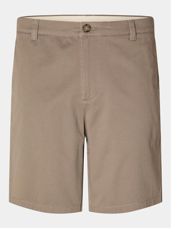 Selected Homme Selected Homme Kratke hlače iz tkanine Bill 16092256 Rjava Regular Fit