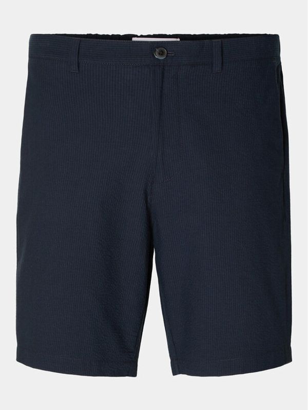 Selected Homme Selected Homme Kratke hlače iz tkanine Slhregular-Karl 16092367 Mornarsko modra Regular Fit