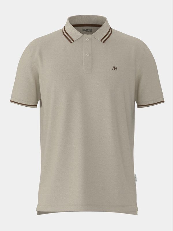 Selected Homme Selected Homme Polo majica 16087840 Bež Regular Fit