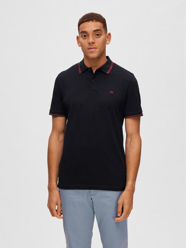 Selected Homme Selected Homme Polo majica 16087840 Črna Regular Fit