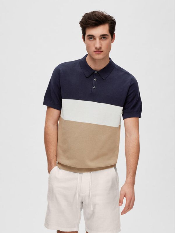 Selected Homme Selected Homme Polo majica 16088615 Modra Regular Fit