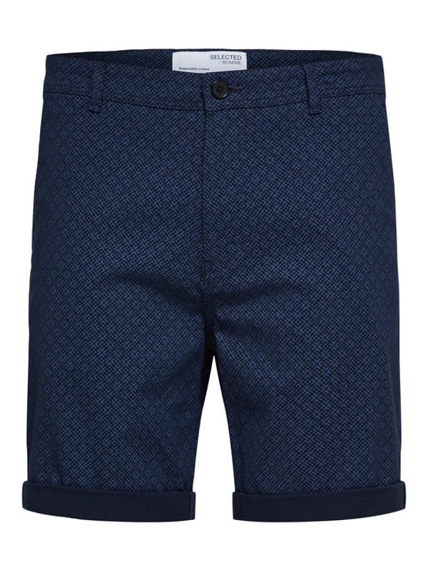 Selected Homme Selected Homme Kratke hlače iz tkanine 16082506 Modra Regular Fit