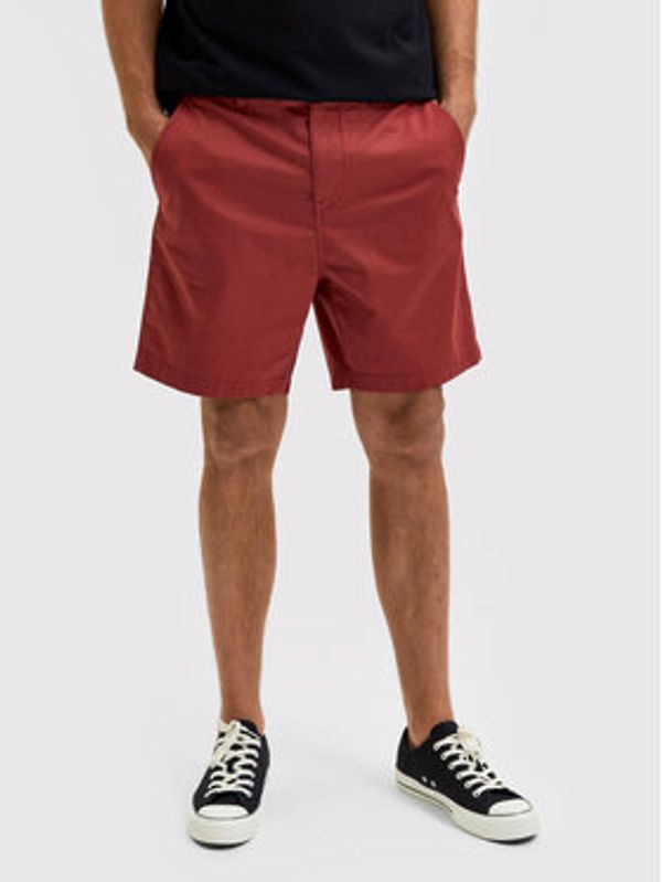 Selected Homme Selected Homme Kratke hlače iz tkanine Flex 16083844 Rdeča Regular Fit