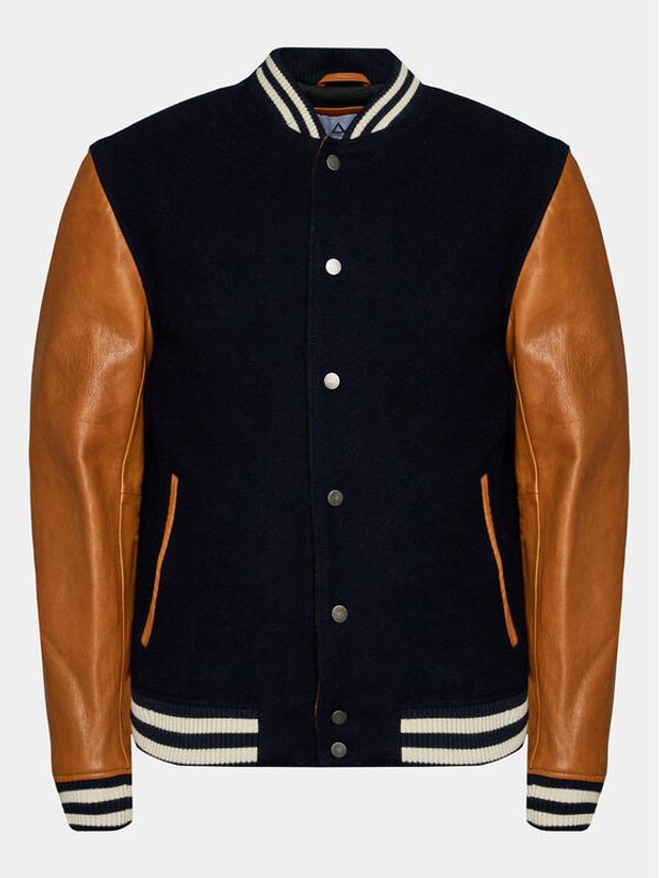 Serge Pariente Serge Pariente Bomber jakna Varsity Bomber Mornarsko modra Regular Fit