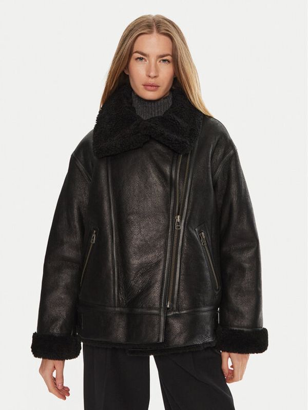 Serge Pariente Serge Pariente Ovčje usnje Christelle Črna Regular Fit