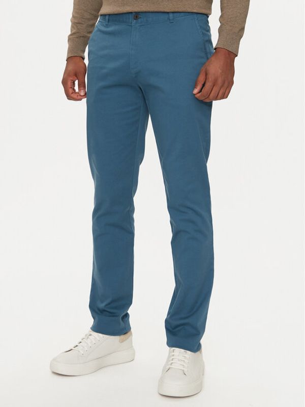 Sisley Sisley Chino hlače 4AIHSF021 Modra Slim Fit