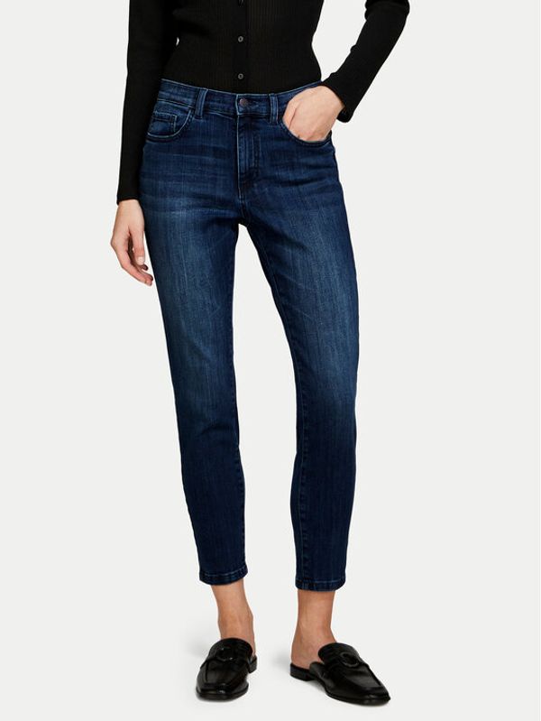 Sisley Sisley Jeans hlače 44PMLE01K Mornarsko modra Skinny Fit