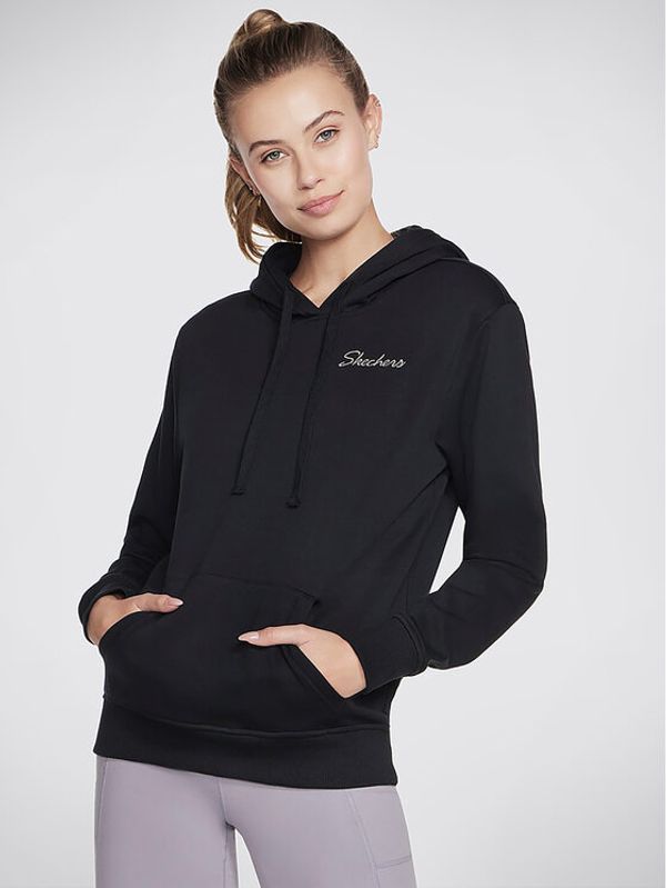 Skechers Skechers Jopa Signature Po Hoodie WHD116 Črna Regular Fit