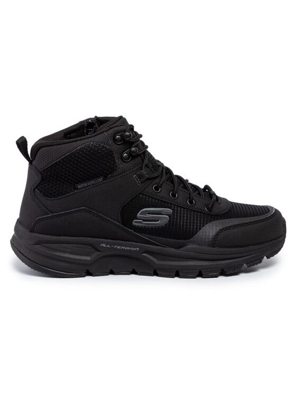 Skechers Skechers Pohodni čevlji Woodrock 51705/BBK Črna