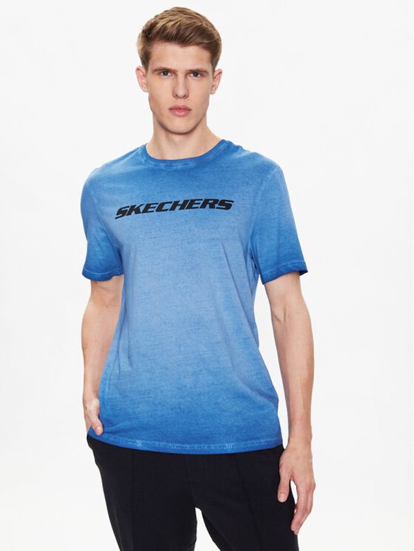 Skechers Skechers Majica Breakers M02TS76 Modra Regular Fit