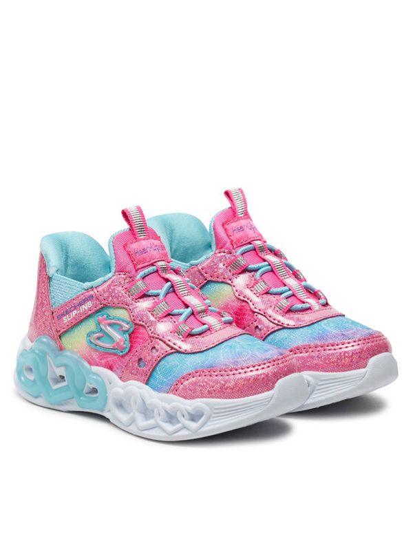 Skechers Skechers Superge Infinite Heart Lights 303755N/PKMT Srebrna