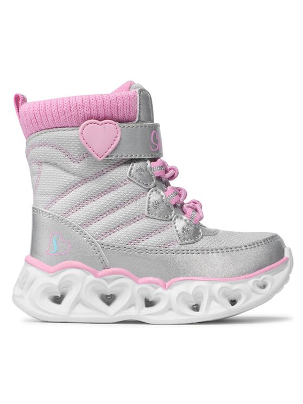 Skechers Skechers Zimski škornji Heart Chaser 20287N/GYPK Siva