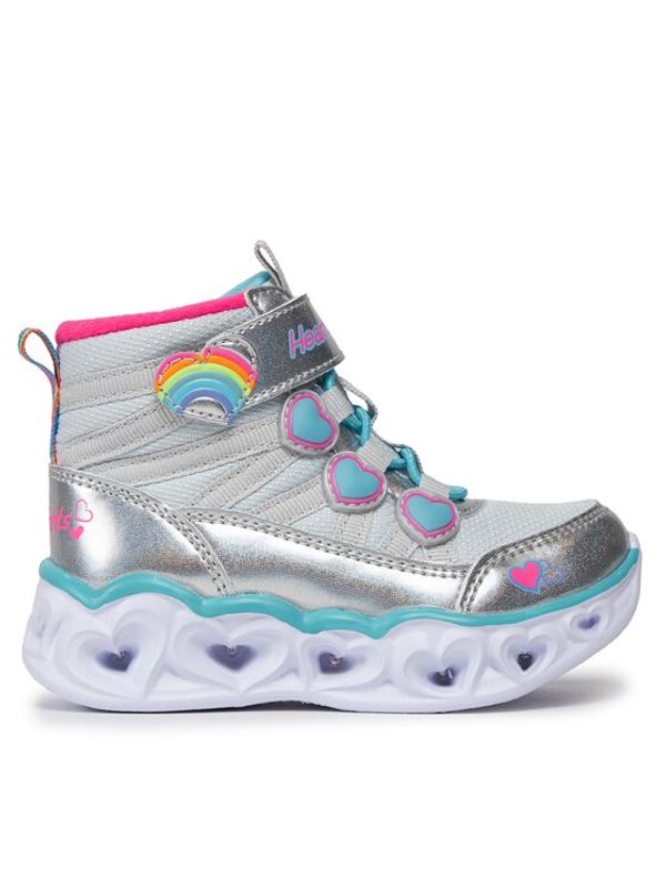 Skechers Skechers Zimski škornji Heart Lights Sweet Styling 302668N/SMLT Srebrna