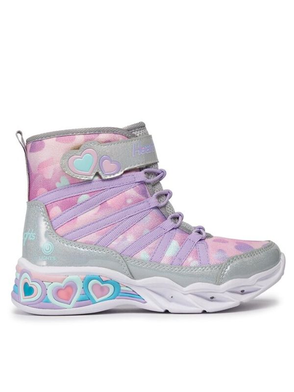 Skechers Skechers Zimski škornji Sweetheart Lights Dreamy Love 302667L/SMLT Srebrna