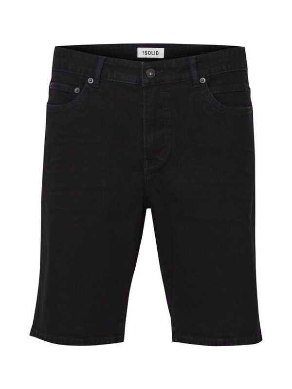 Solid Solid Jeans kratke hlače 21104982 Črna Regular Fit
