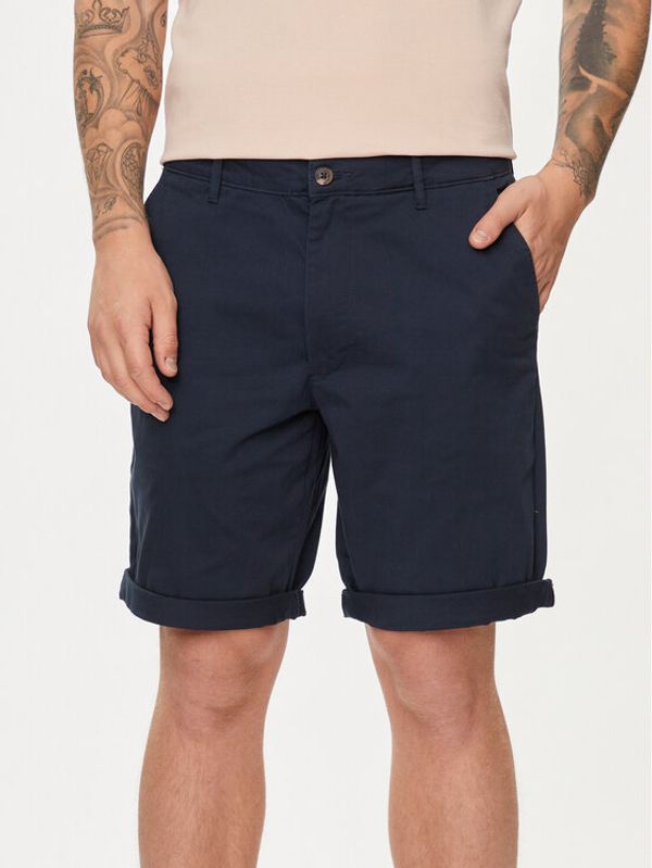 Solid Solid Kratke hlače iz tkanine Rockcliffe 21200395 Mornarsko modra Regular Fit