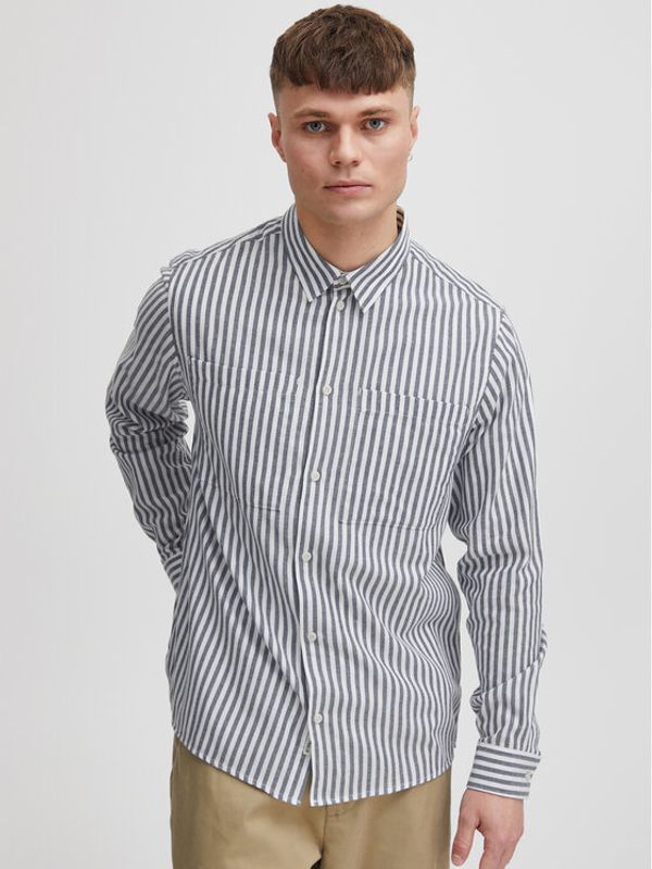 Solid Solid Srajca 21107889 Modra Regular Fit