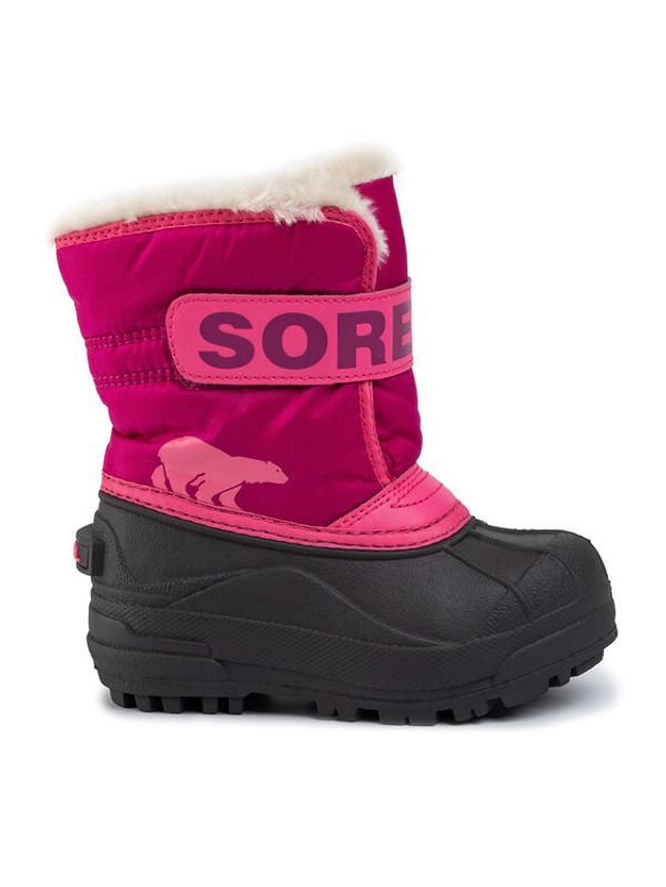 Sorel Sorel Škornji za sneg Childrens Snow Commander NC1960 Roza