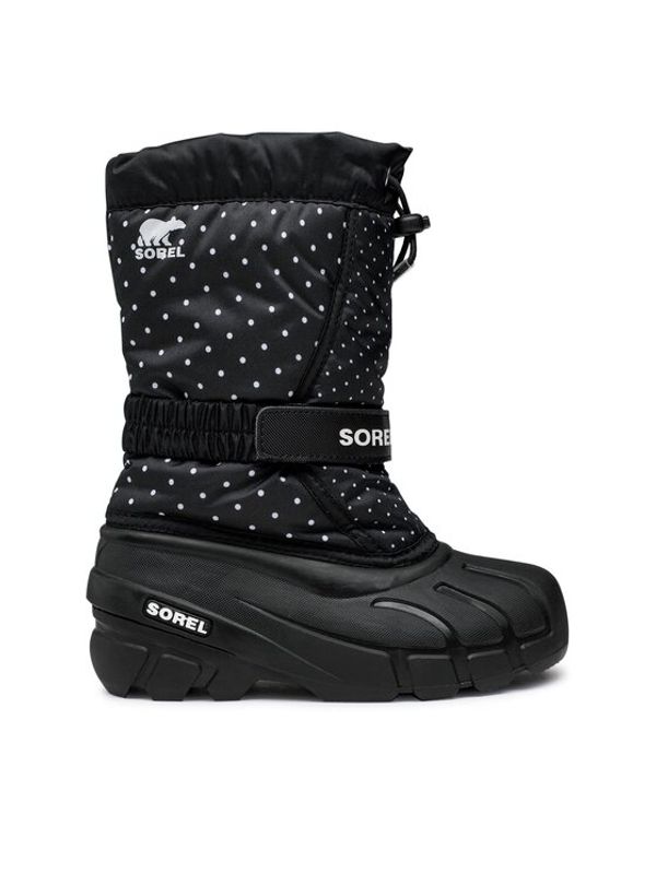 Sorel Sorel Škornji za sneg Youth Flurry Print NY3503-010 Črna