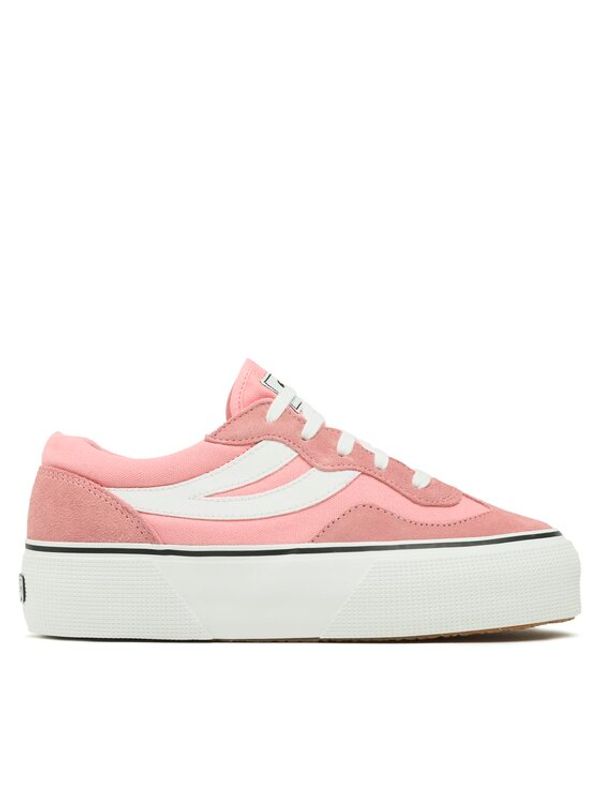 Superga Superga Tenis superge 3041 Revolley Colorblock Platform S1151MW Roza