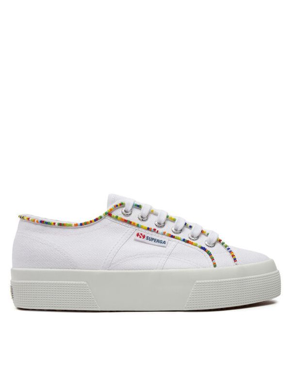 Superga Superga Tenis superge Multicolor Beads 2740 S4131FW Bela