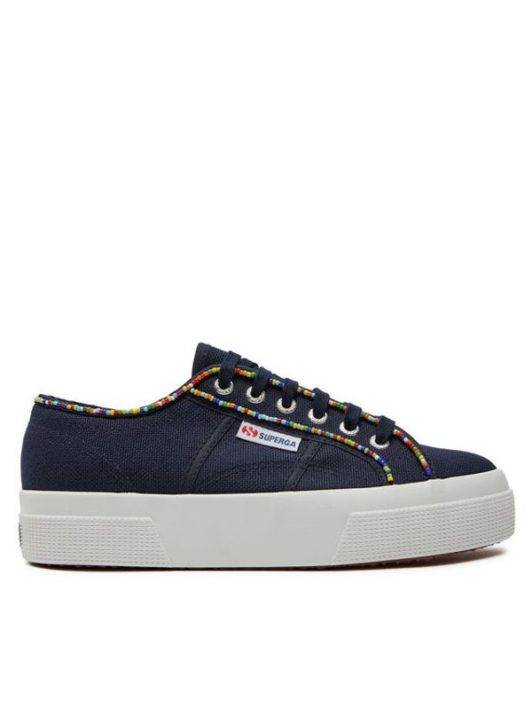 Superga Superga Tenis superge Multicolor Beads 2740 S4131FW Mornarsko modra