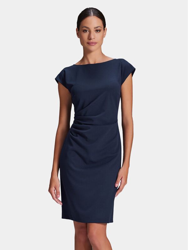 Swing Swing Cocktail obleka 5AG23100 Mornarsko modra Slim Fit