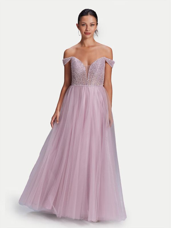 Hey Kyla Swing Večerna obleka 5AH007HK Roza Slim Fit