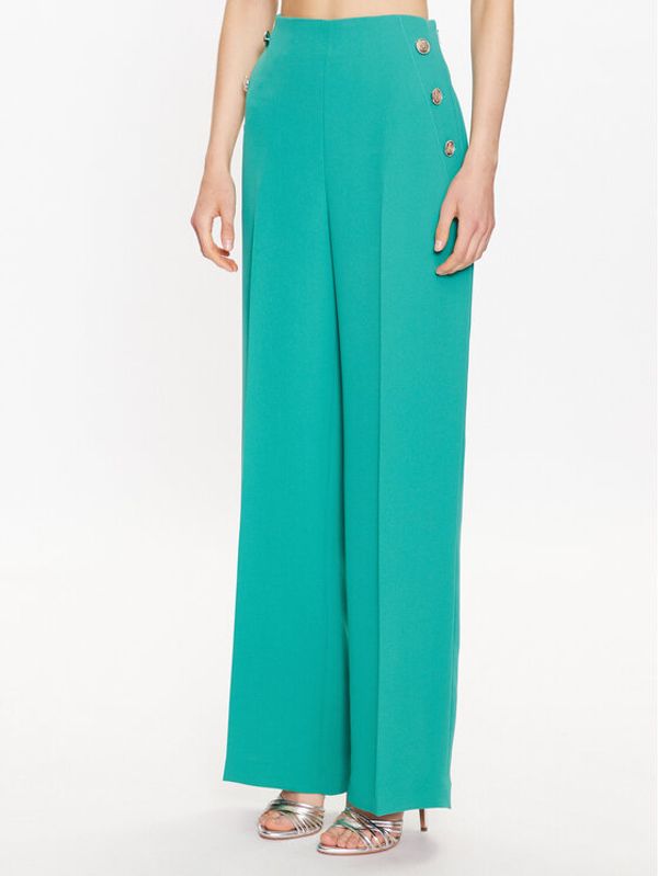 Ted Baker Ted Baker Hlače iz tkanine Llaylat 269651 Zelena Wide Leg