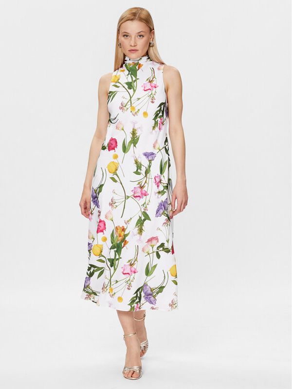 Ted Baker Ted Baker Poletna obleka Addilin 268353 Bela Regular Fit