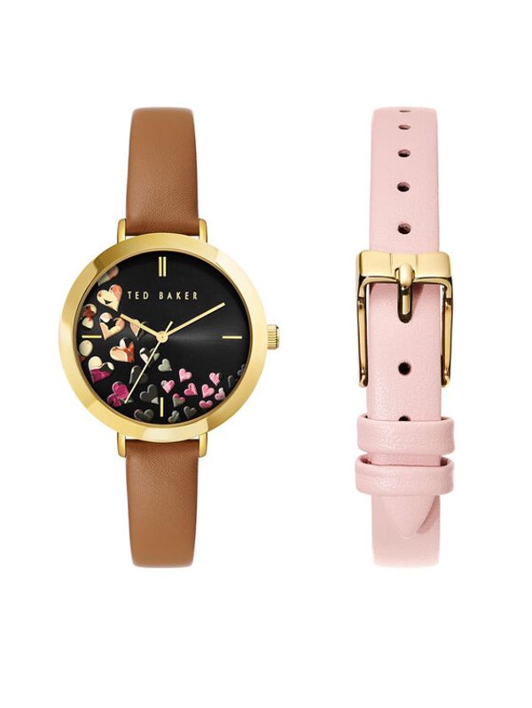 Ted Baker Ted Baker Ročna ura Ammy Hearts BKG028000 Rjava