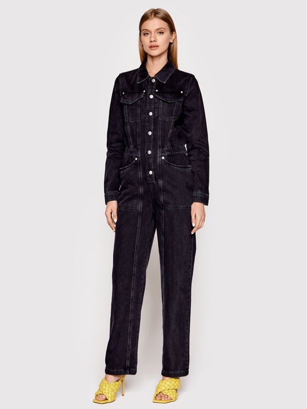 The Kooples The Kooples Kombinezon FCOM24000J Črna Regular Fit