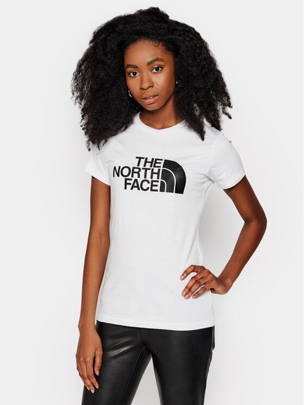 The North Face The North Face Majica Easy Tee NF0A4T1Q Bela Slim Fit