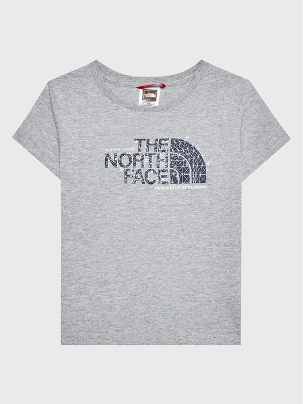 The North Face The North Face Majica Graphic NF0A7X5B Siva Regular Fit