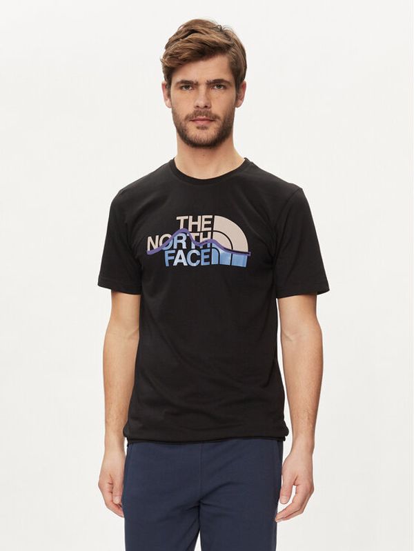 The North Face The North Face Majica Mountain Line NF0A87NT Črna Regular Fit