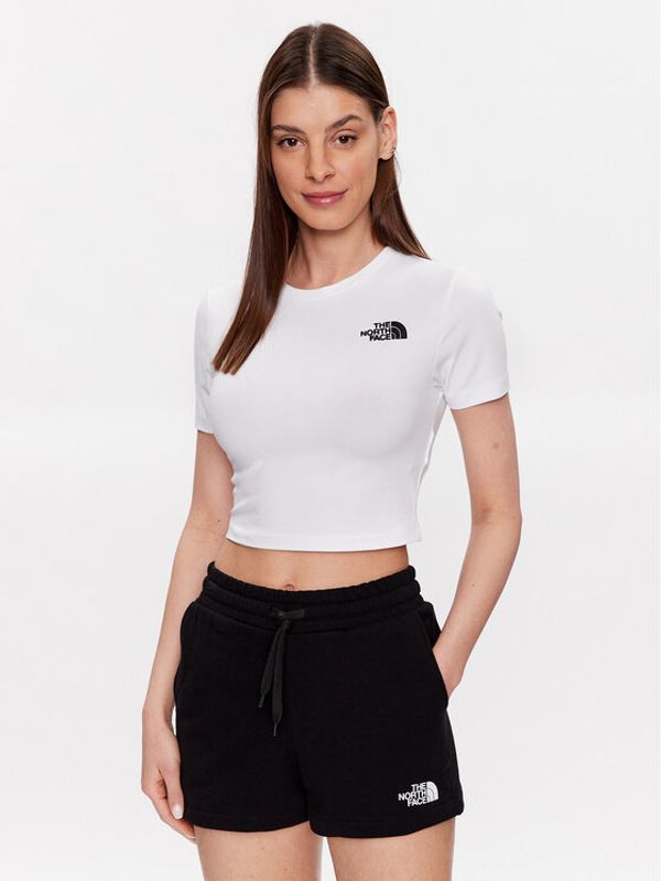 The North Face The North Face Majica NF0A55AO Bela Cropped Fit