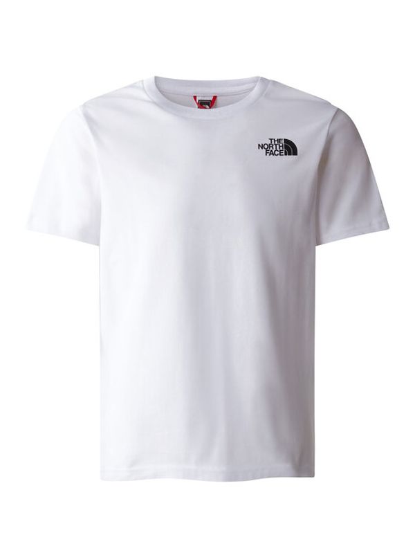 The North Face The North Face Majica Redbox NF0A82EB Bela Regular Fit