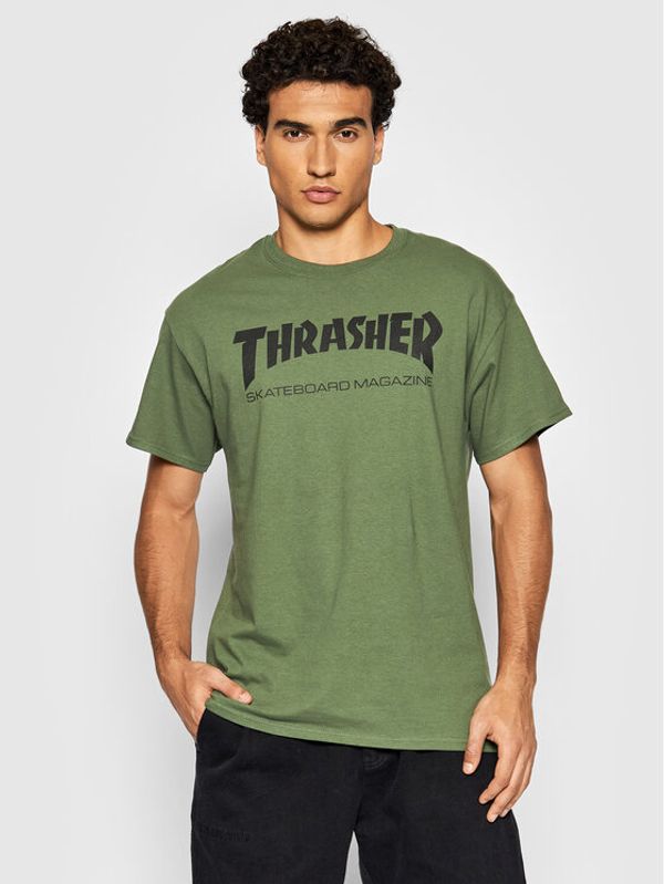 Thrasher Thrasher Majica Skatemag Zelena Regular Fit