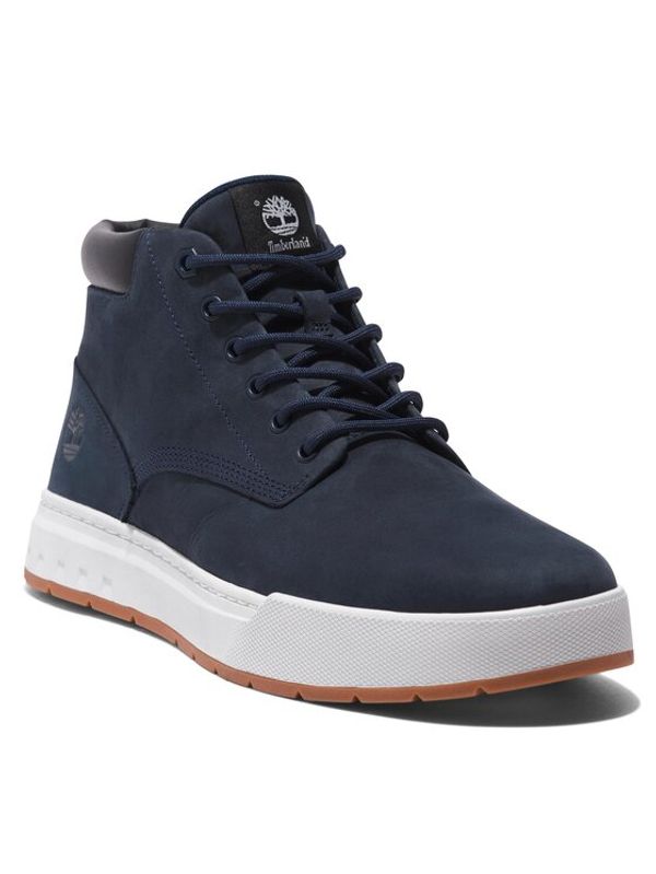 Timberland Timberland Gležnjarji Maple Grove Lthr Chk TB0A28940191 Mornarsko modra