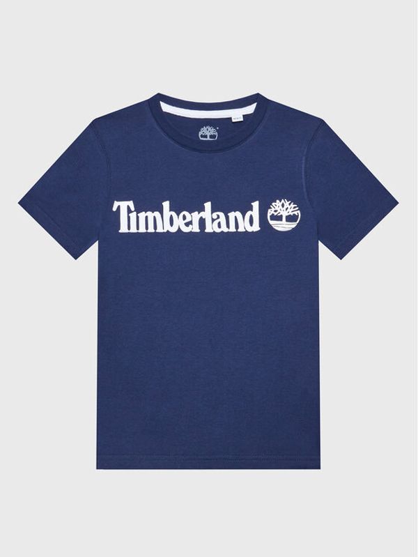 Timberland Timberland Majica T25T77 S Mornarsko modra Regular Fit