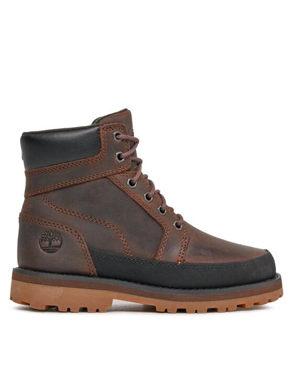 Timberland Timberland Pohodni čevlji Courma Kid Boot W/ Rand TB0A5XHN9311 Rjava