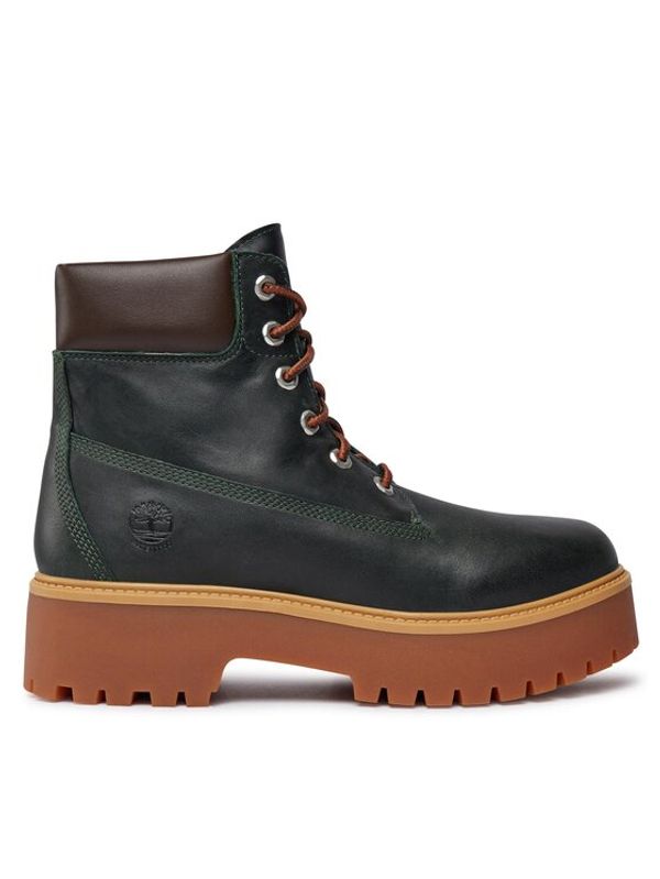 Timberland Timberland Pohodni čevlji Stone Street 6In Wp TB0A5RK1EA11 Zelena