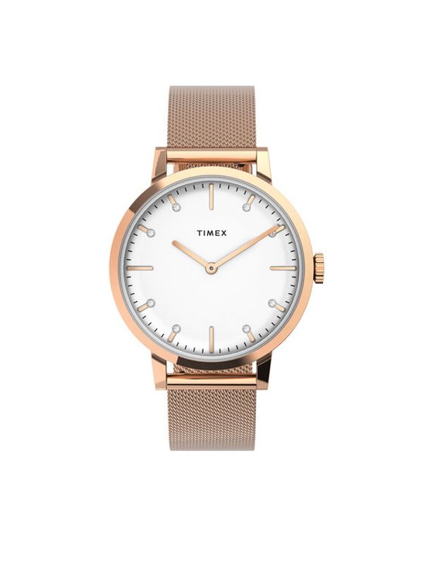 Timex Timex Ročna ura City TW2V37100 Zlata