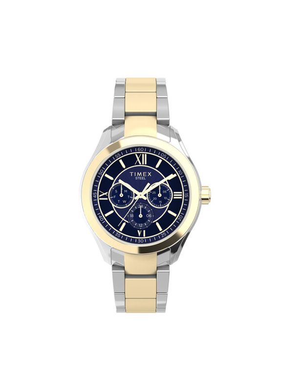 Timex Timex Ročna ura Dress TW2V95500 Srebrna