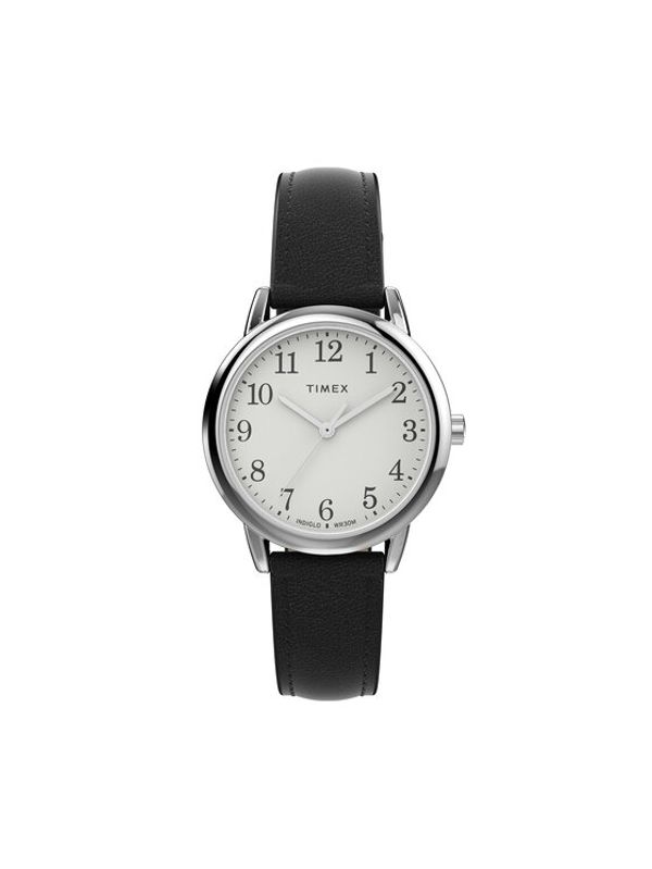 Timex Timex Ročna ura Easy Reader Classic TW2W32500 Črna